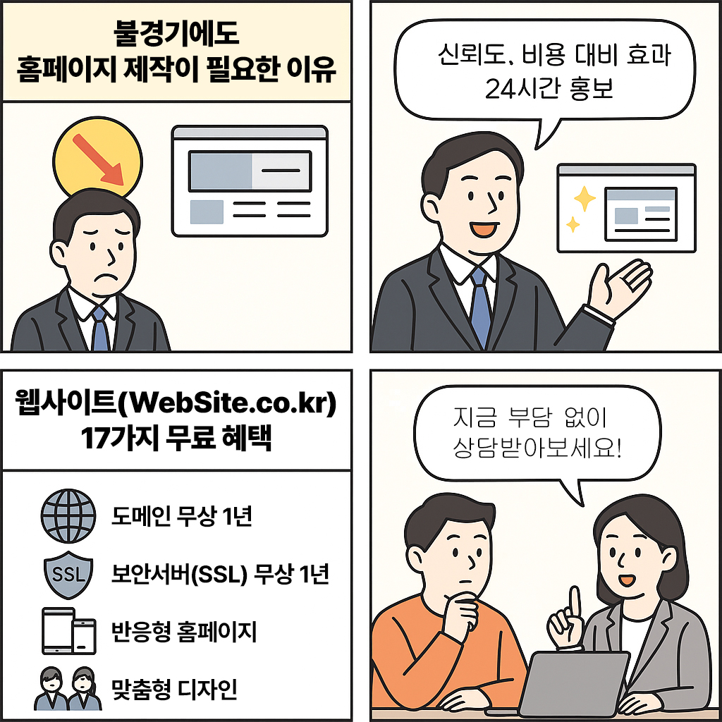 불경기에도 홈페이지 제작이 꼭 필요한 이유