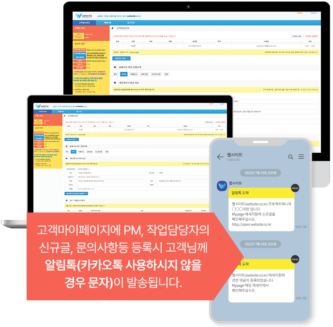 고객 마이페이지 시스템(WCMS)